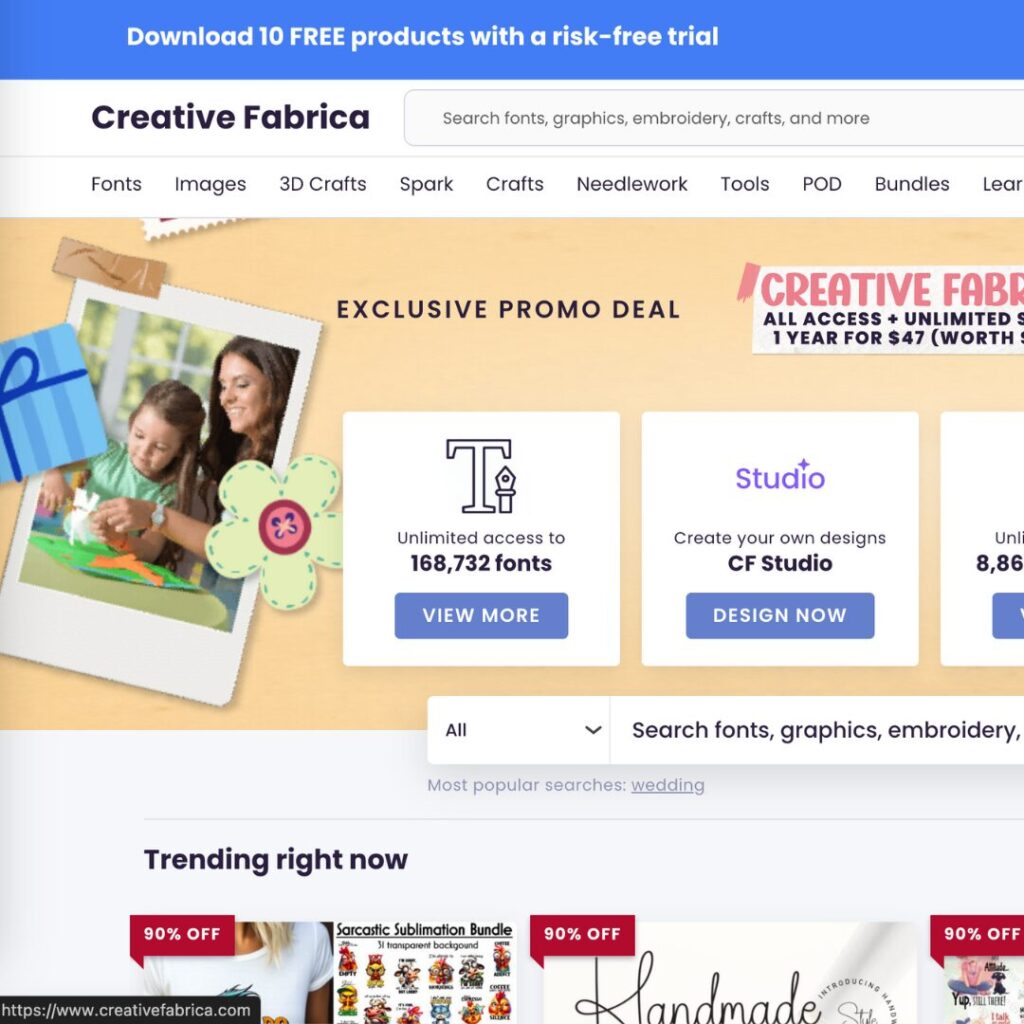 Is Creative Fabrica Worth It, Free Creative Fabrica Subscription, Creative Fabrica All Access $9 T