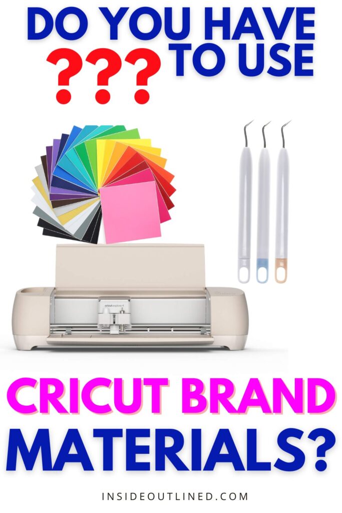 Do you have to use Cricut brand materials, Do you have to use Cricut vinyl, do you have to use Cricut mugs for mug press