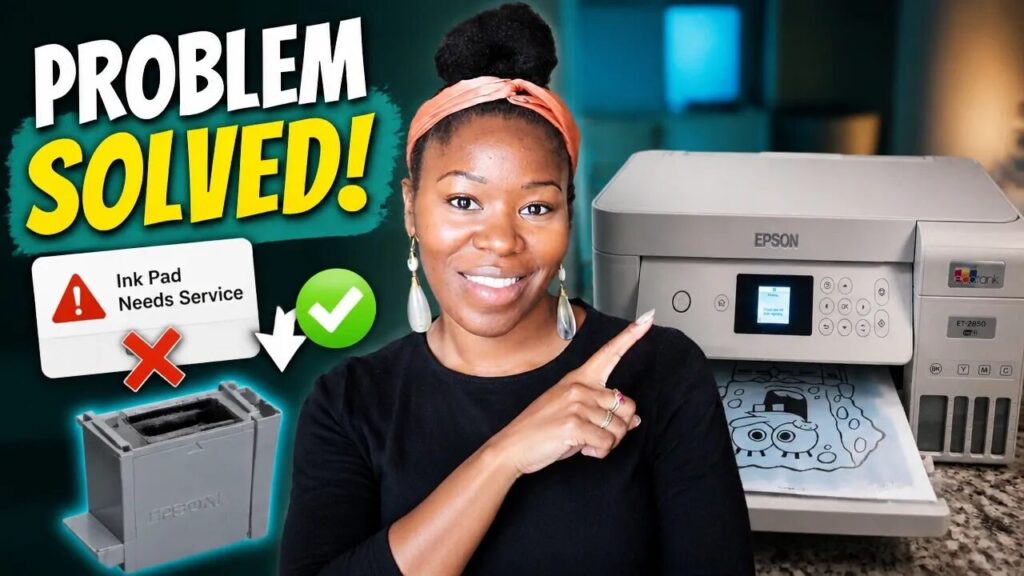 Epson Service Ink Pad Message