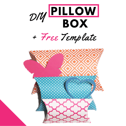 Diy Pillow Box And Template Insideoutlined