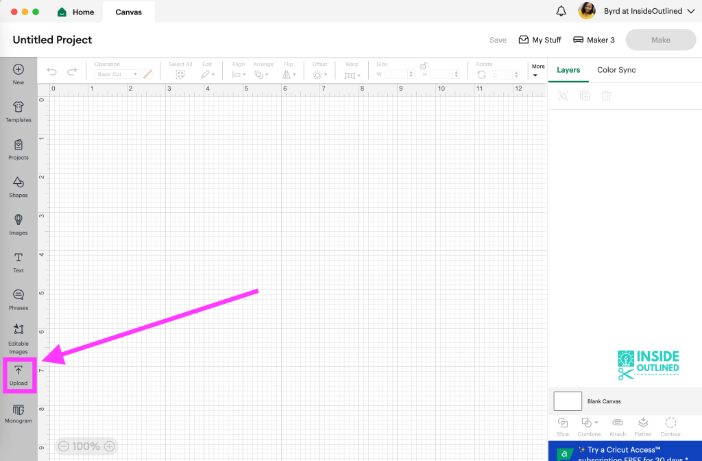 How to Upload SVG files to Cricut Design Space