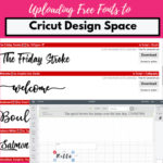 Uploading Free Fonts to Cricut Design Space - InsideOutlined