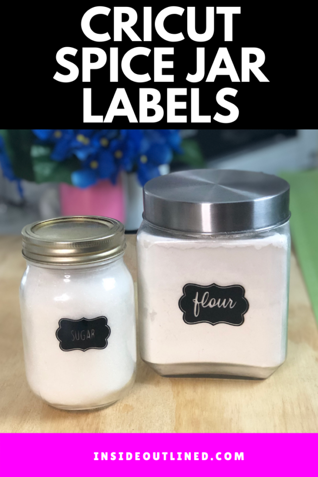 Cricut Spice Jar Labels – Beginner Series - InsideOutlined