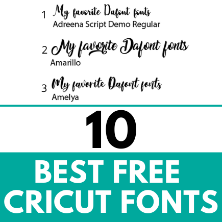 Free Cricut Fonts Free Cheat Sheet Insideoutlined