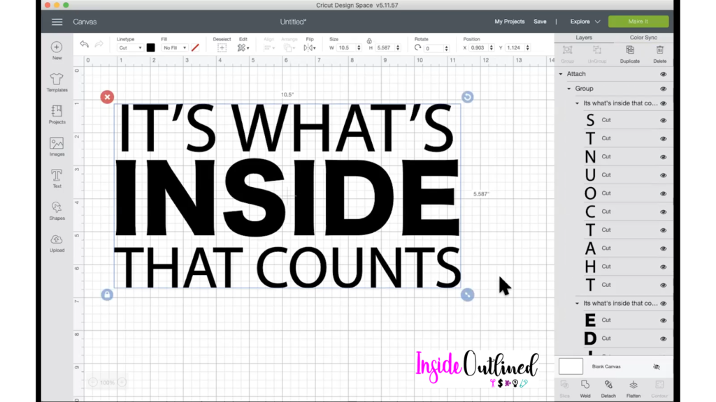 Download Cricut Tote Bag Project - How To Make It - InsideOutlined