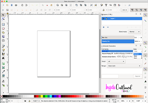 how to open inkscape svg file in cricut