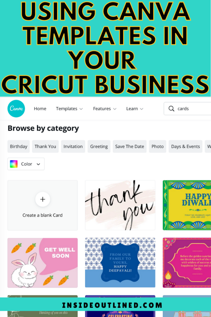 Using Canva for your Cricut Business will help you easily create marketing material such as social media graphics, coupons and so much more.