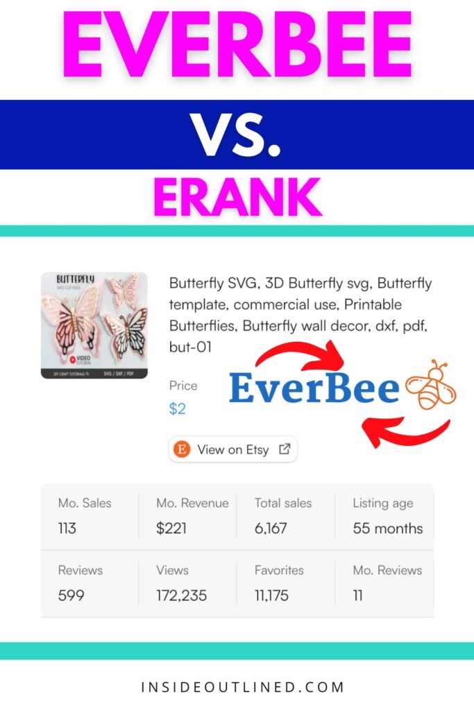 Etsy Everbee, Everbee vs eRank, How to use Everbee2