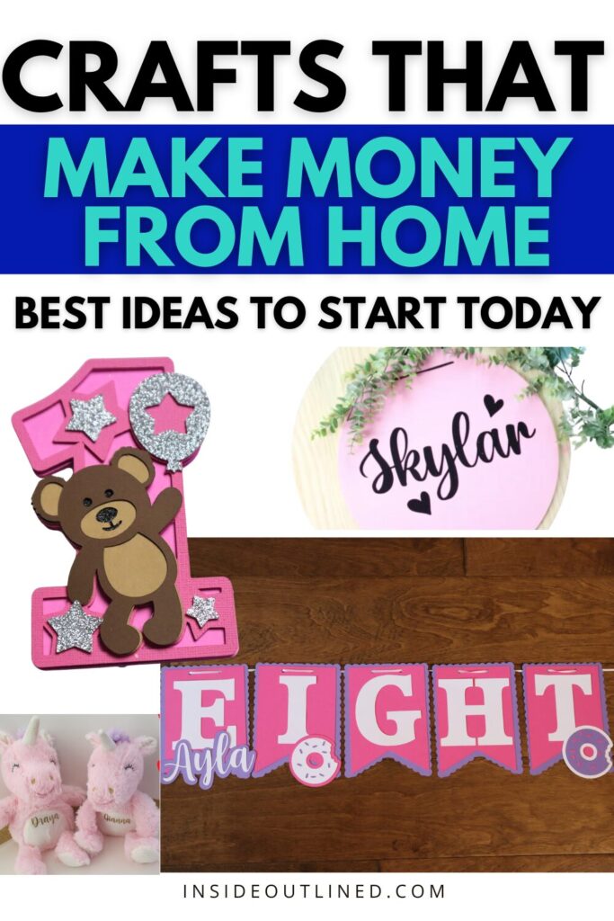 Crafts that make money from home, easy crafts that make money from home, crafts that make money form home to sell, products you can make at home and sell, crafts that make money from home for adults