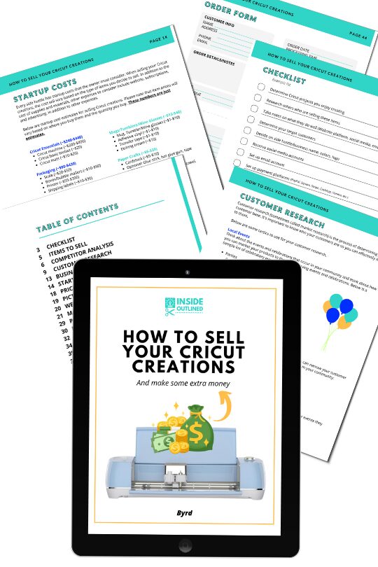 How to Sell Your Cricut Creations, Make money with your Cricut, Mockup1