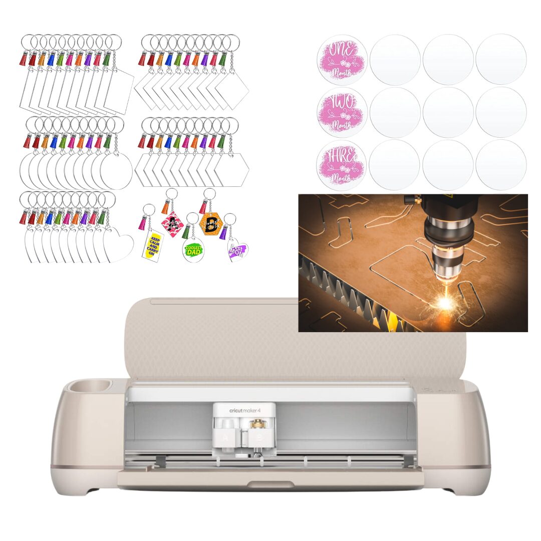Can the Cricut Cut Acrylic, What Cricut machine will cut acrylic, Can you use a Cricut on acrylic, Acrylic thickness T
